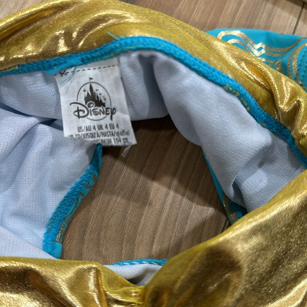 3 piece princess jasmine swim suit size 4 - Picture 6 of 7